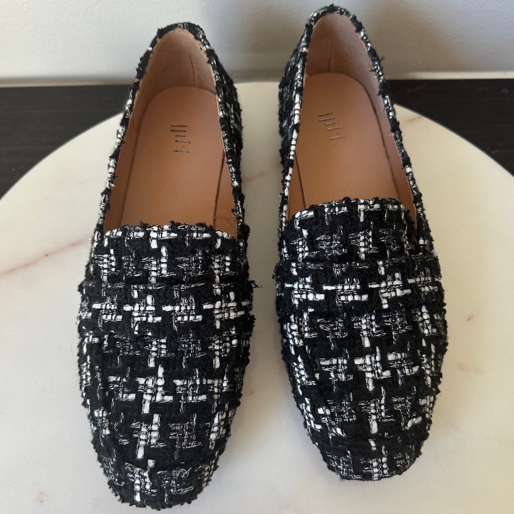 J.Jill Black and White textured Flats size 7.5
